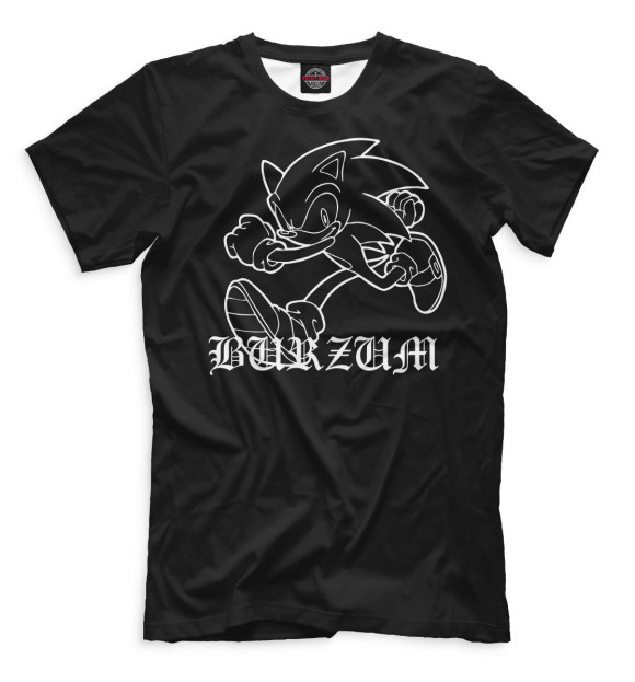 Мужская футболка с изображением Burzum цвета Черный