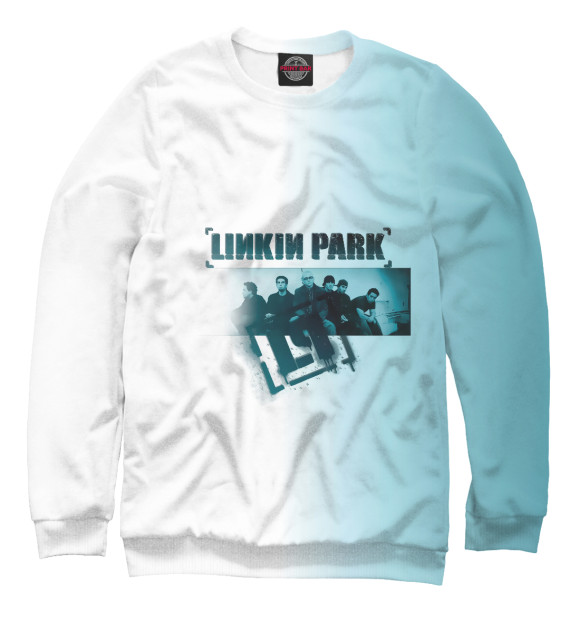 Свитшот для мальчиков с изображением Linkin Park цвета Белый