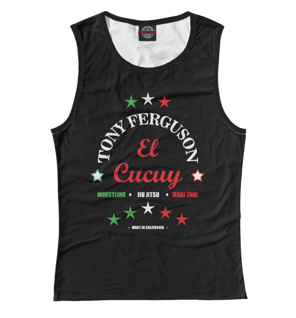 Майка для девочки с изображением Tony Ferguson El Cucuy цвета Белый