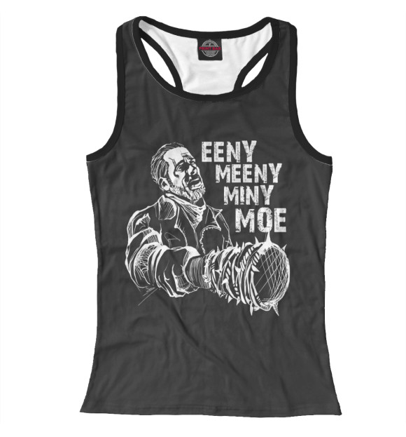 Женская майка-борцовка с изображением The Walking Dead цвета Белый