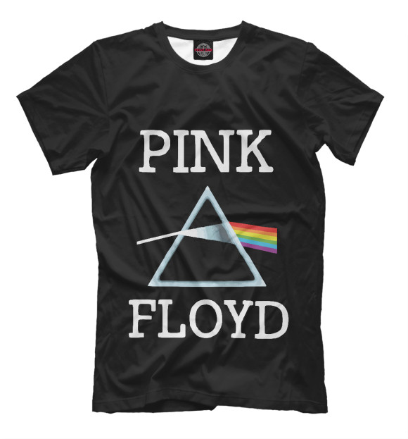 Футболка для мальчиков с изображением Pink Floyd радуга цвета Белый