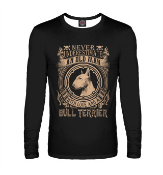 Лонгслив для мальчика Love Bull Terrier