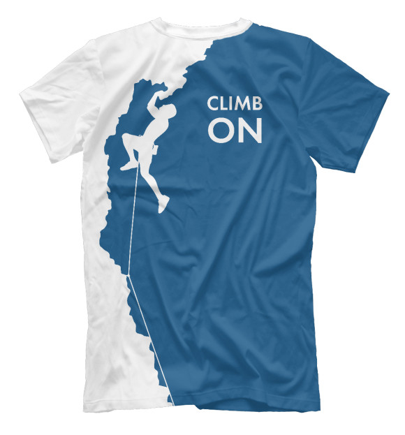 Футболка для мальчиков с изображением Climb ON цвета Белый