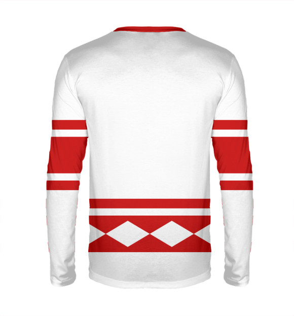 Мужской лонгслив с изображением СССР цвета Белый