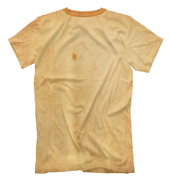 Мужская футболка с изображением Розыск цвета Белый