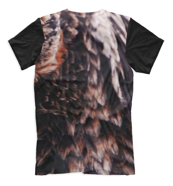 Мужская футболка с изображением Сокол цвета Белый