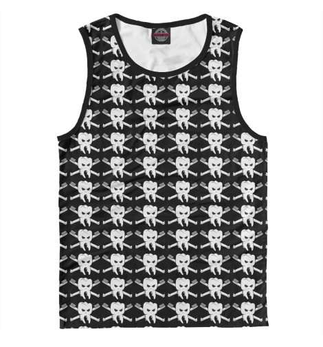 

Майки Print Bar, Белый, Pirate Teeth