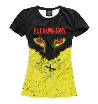 Женская футболка Кладбище домашних животных