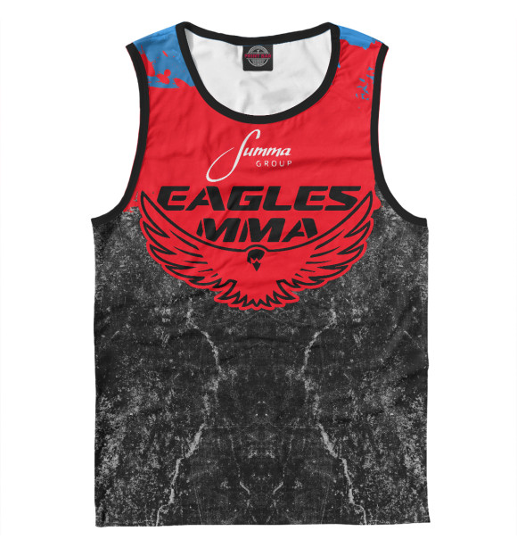Майка для мальчика с изображением Eagles MMA цвета Белый
