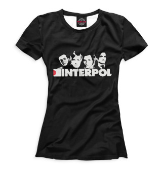 Футболка для девочек Interpol