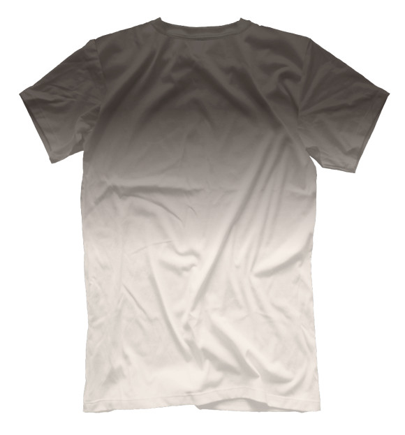 Мужская футболка с изображением Кот и снежинки цвета Белый