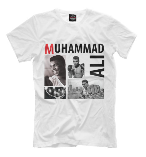 Футболки Print Bar Мухаммед Али printio детская футболка классическая унисекс muhammad ali мухаммед али