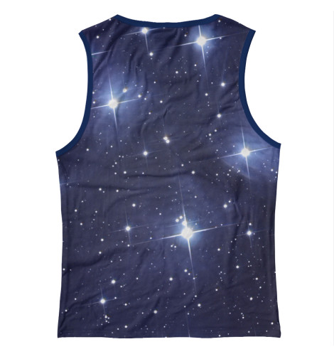 

Майки Print Bar, Белый, Звездное Небо