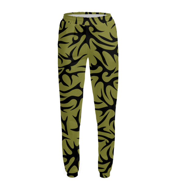 Женские спортивные штаны с изображением Бобаб хаки цвета Белый