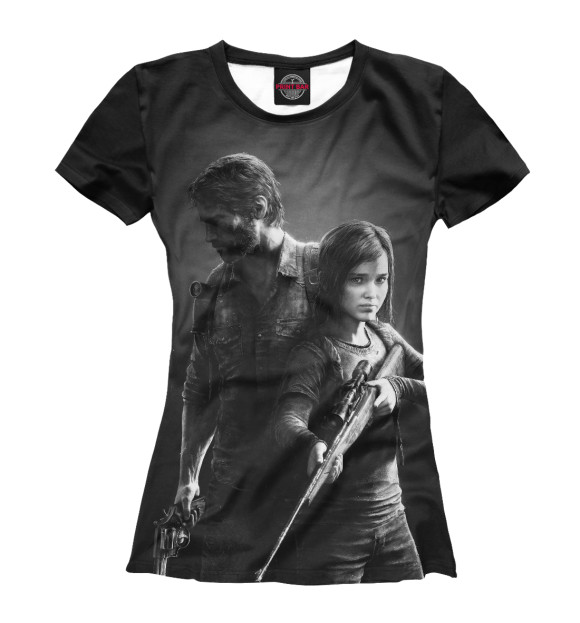 Футболка для девочек с изображением The Last of Us цвета Белый