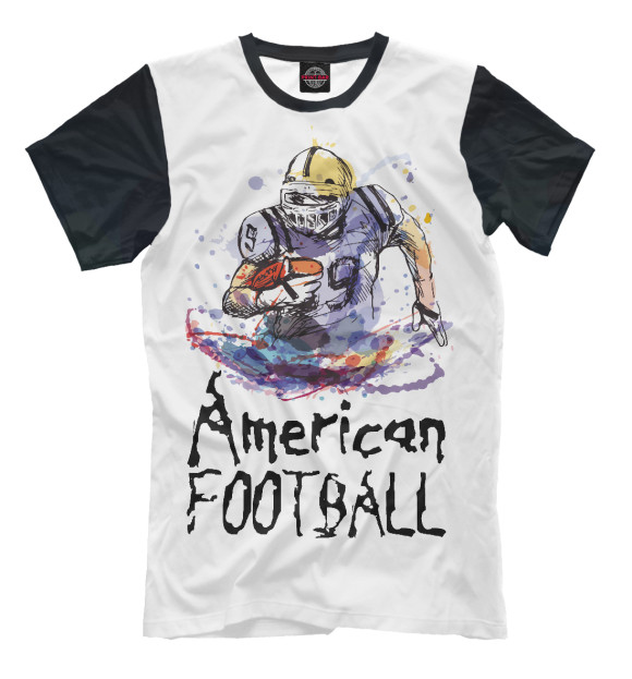 Футболка для мальчиков с изображением American football цвета Белый