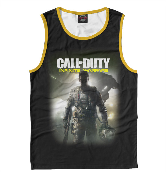 Мужская майка с изображением Call of Duty цвета Белый