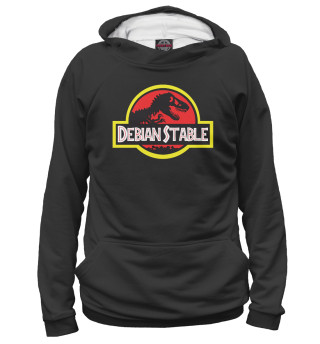 Мужское худи Debian Stable