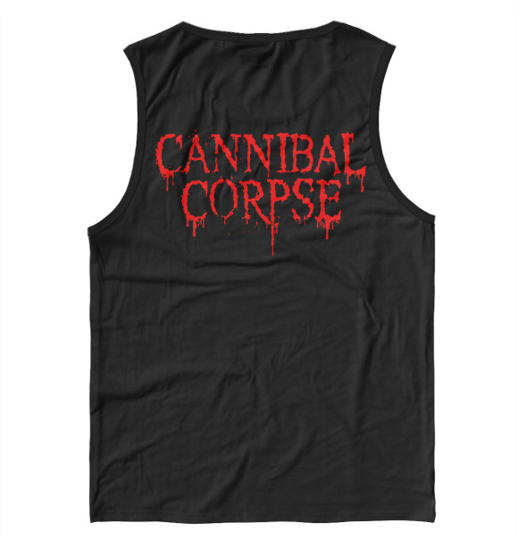 Майка для мальчика с изображением Cannibal Corpse цвета Белый