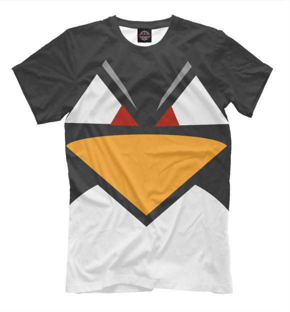 Мужская футболка с изображением Linux цвета Молочно-белый