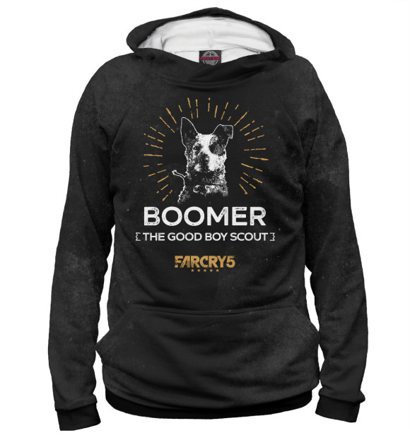 Женское худи с изображением Far Cry 5 Boomer цвета Белый