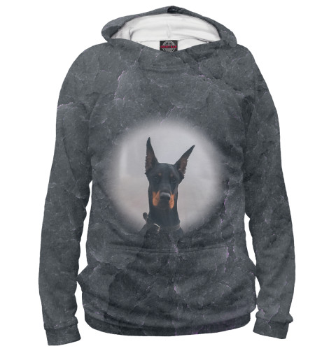 

Худи Print Bar, Белый, Доберман