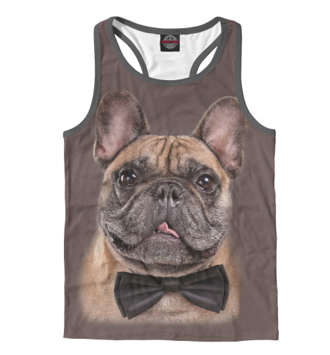 

Майки борцовки Print Bar, Белый, Бульдог