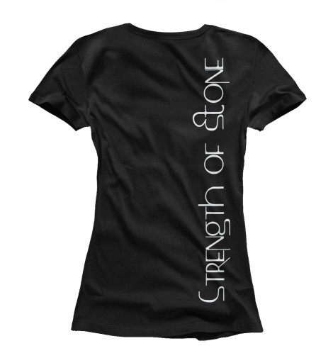 

Футболки Print Bar, Белый, Strength of stone