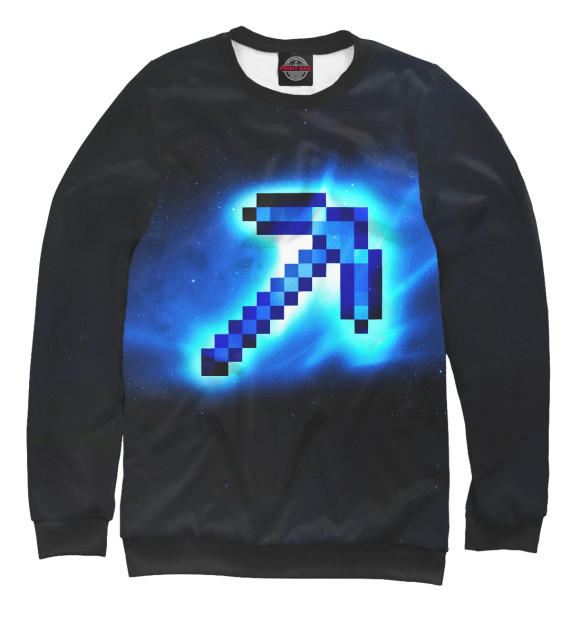 Свитшот для мальчиков с изображением Minecraft цвета Белый