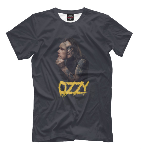 Мужская футболка с изображением Ozzy Osbourne цвета Белый