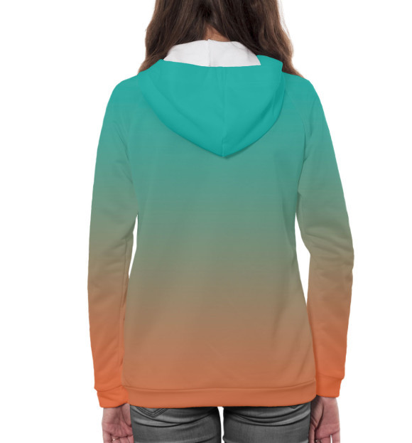 Женское худи с изображением Химия цвета Белый