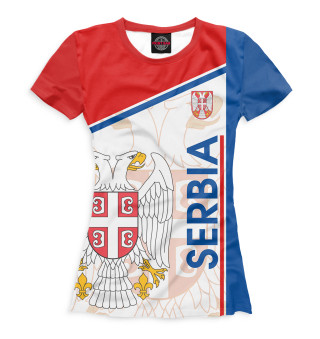Футболка для девочек Serbia