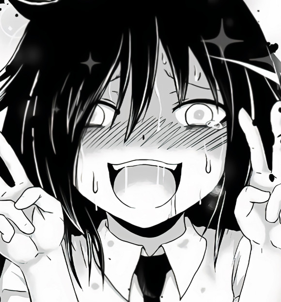 Футболка для девочек с изображением Ahegao цвета Белый