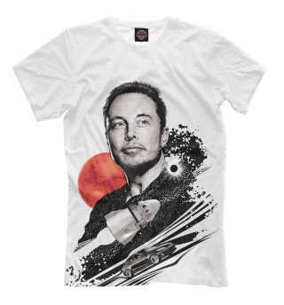 Мужская футболка Илон Маск