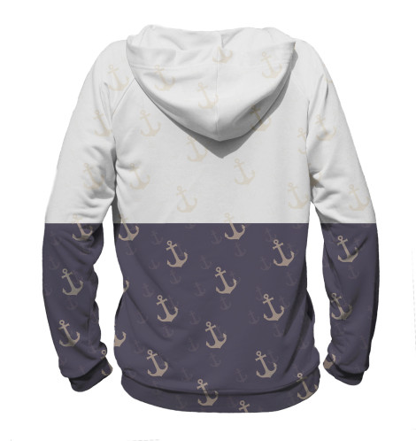 

Худи Print Bar, Белый, ВМФ