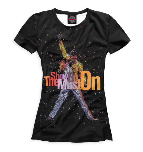 

Футболки Print Bar, Белый, Freddie Mercury