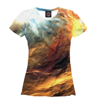 Женская футболка Абстракция вселенной