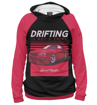 Женское худи Drifting skyline