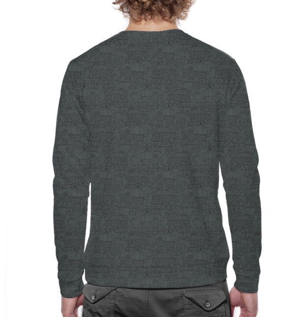 Мужской свитшот с изображением Федор Достоевский цвета Белый