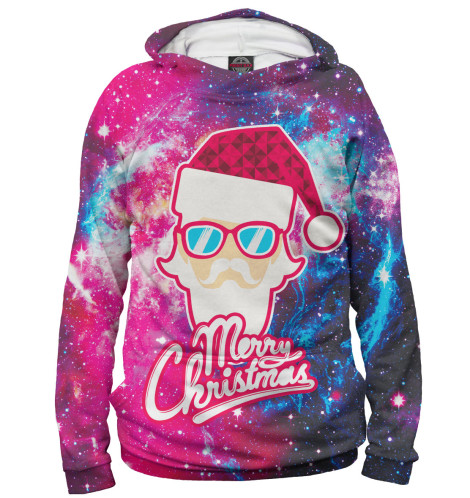 

Худи Print Bar, Белый, Merry Christmas