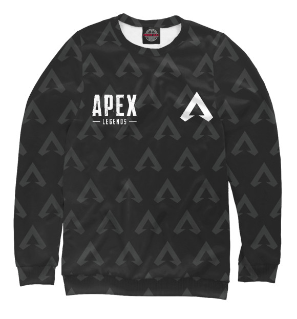 Мужской свитшот с изображением Apex legends BLOODHOUND цвета Белый