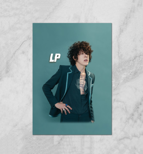 Плакат с притом LP цвета Белый Плакат с изображением LP цвета Белый