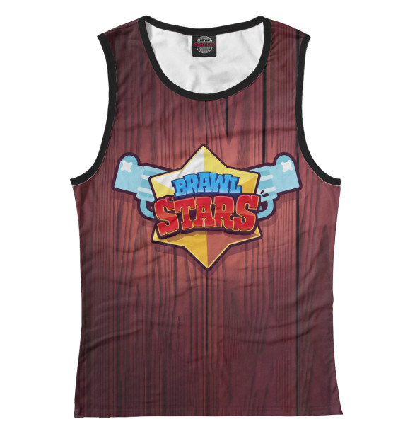 Майка для девочки с изображением Brawl stars цвета Белый