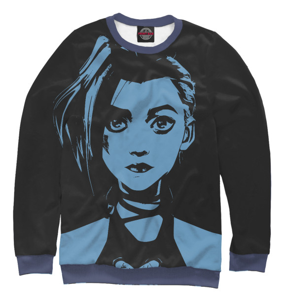 Свитшот для мальчиков с изображением Jinx цвета Белый