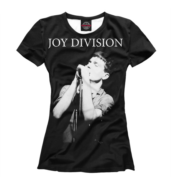 Женская футболка с изображением Joy Division цвета Белый