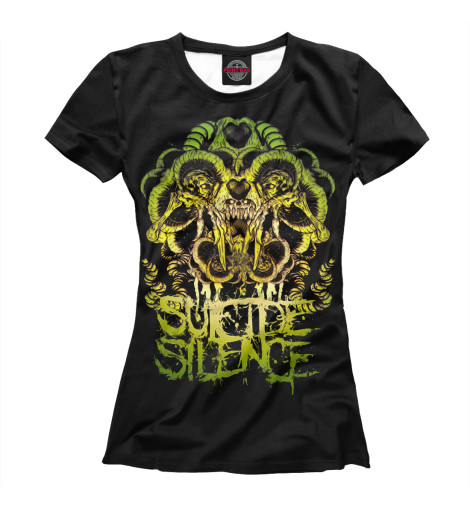 

Футболки Print Bar, Белый, Suicide Silence