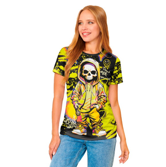 Женская футболка Skeleton