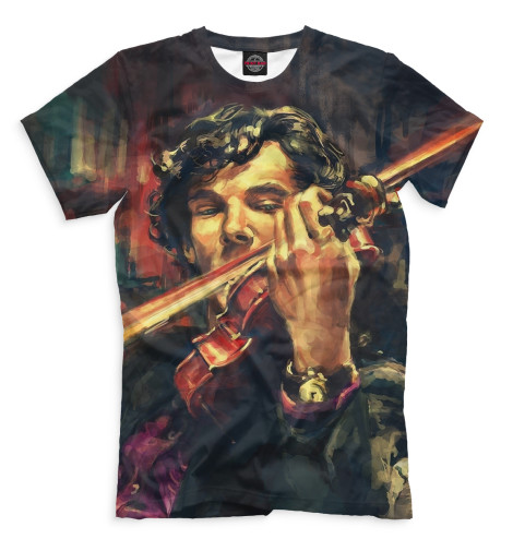 

Футболки Print Bar, Черный, Шерлок