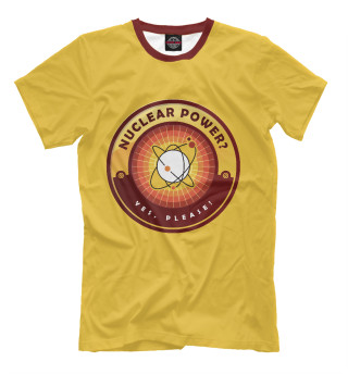 Мужская футболка Ядерная энергия
