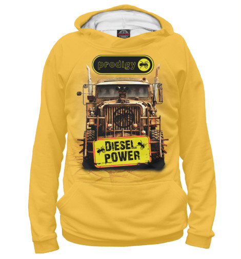 

Худи Print Bar, Белый, DieselPower